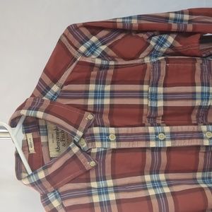 Men's M Abercrombie Plaid